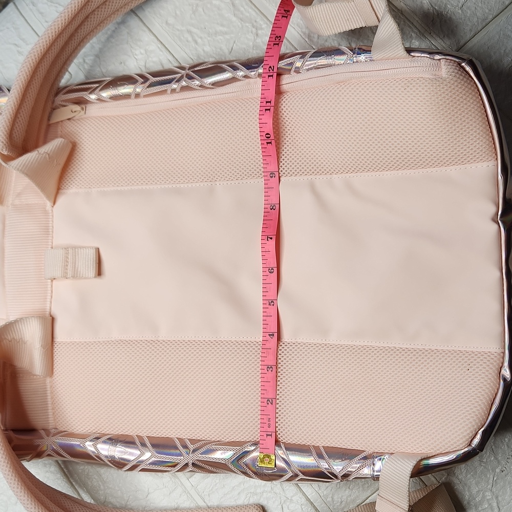 Adidas 3'D Toploader Backpack Laptop Bag-Pink - Picture 5 of 9